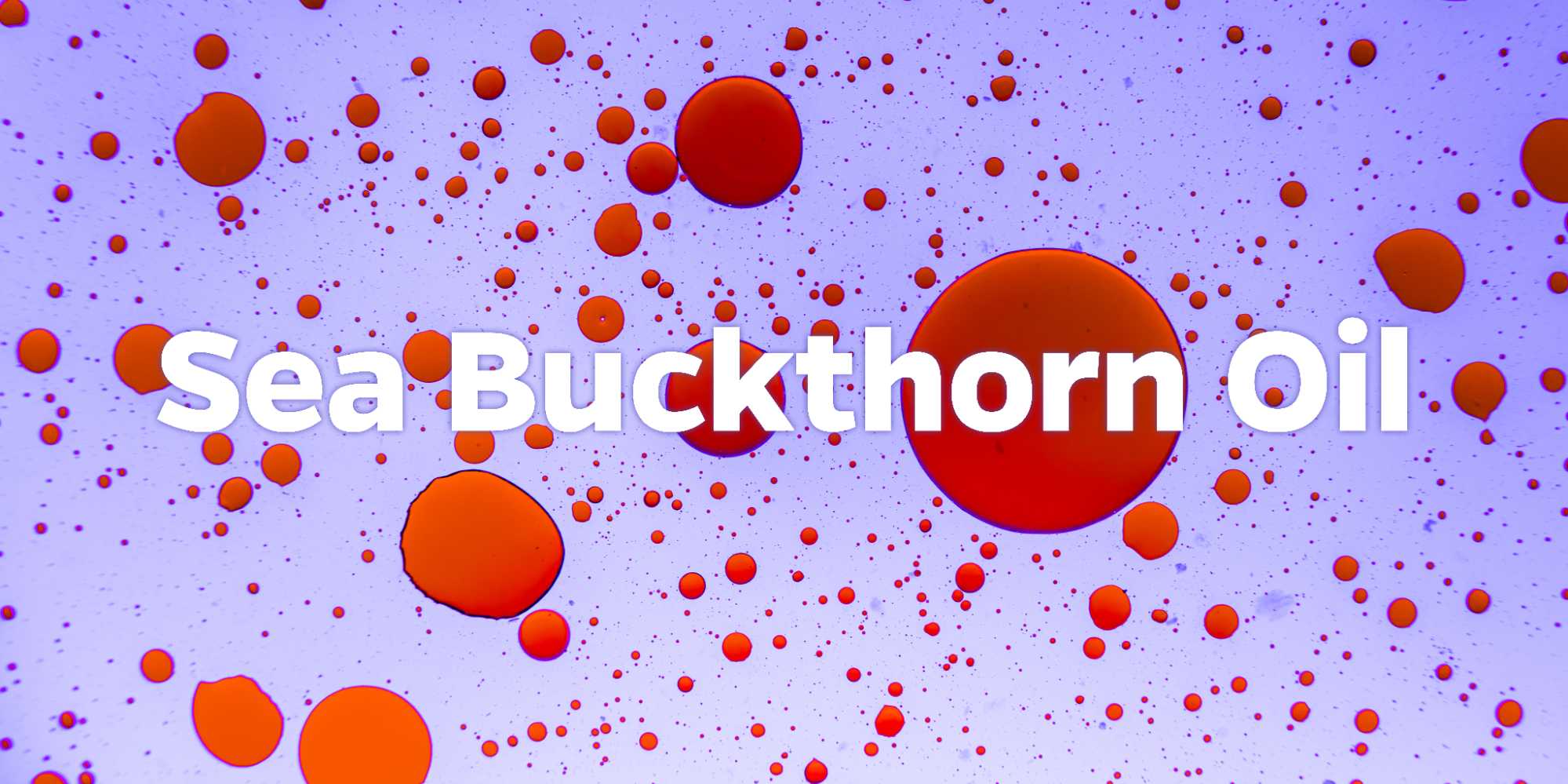 sea buckthorn oil